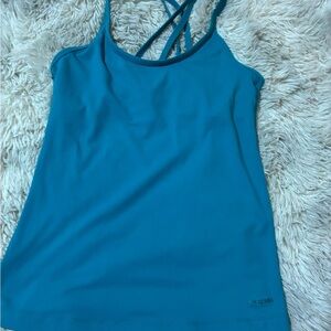Patagonia Blue Fitted Backless Camisole